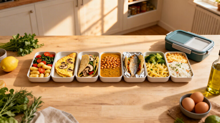 idées de menus hebdomadaires, dîners rapides et lunchbox