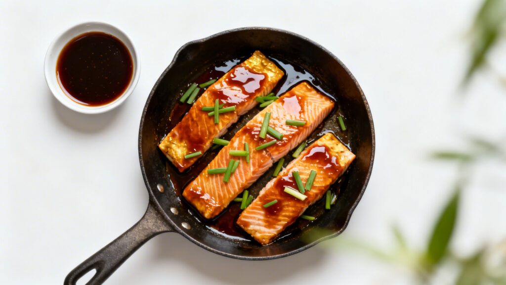 Saumon laqué à la teriyaki maison