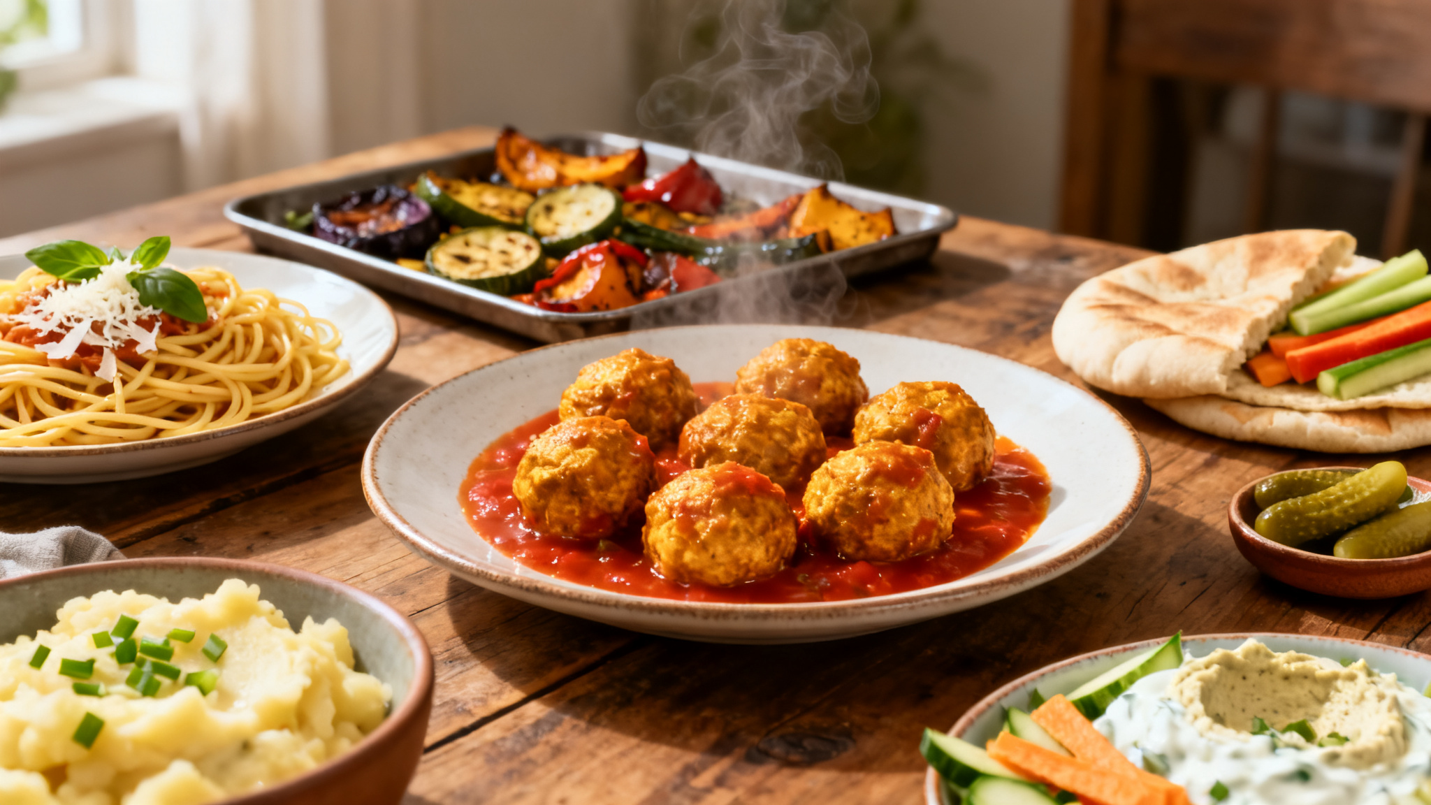 Accompagnement pour boulettes de viande, 15 idées en image