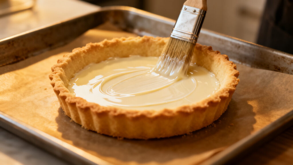 Chablonnage chocolat blanc pour éviter la détrempe du fond
