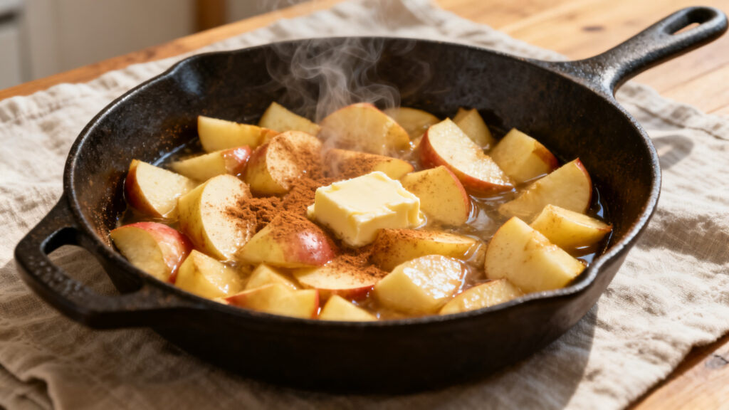 Compote de pommes maison pour un accord sucré-salé