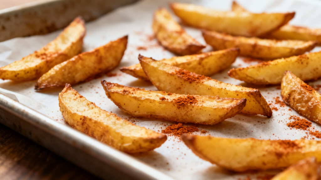 Frites au four croustillantes au paprika fumé