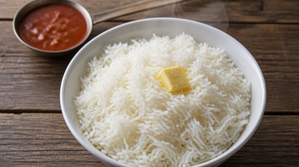 Riz basmati aux grains séparés pour plat en sauce