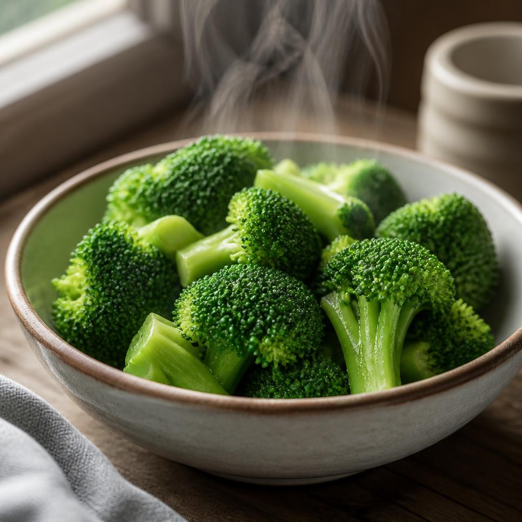 Brocoli cuit parmi les aliments rassasiants