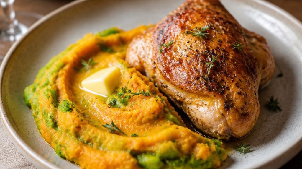 Purée de brocoli à la patate douce