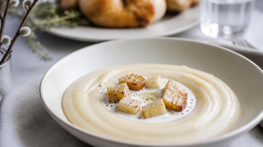 Purée de céleri et légumes d’hiver pour chapon