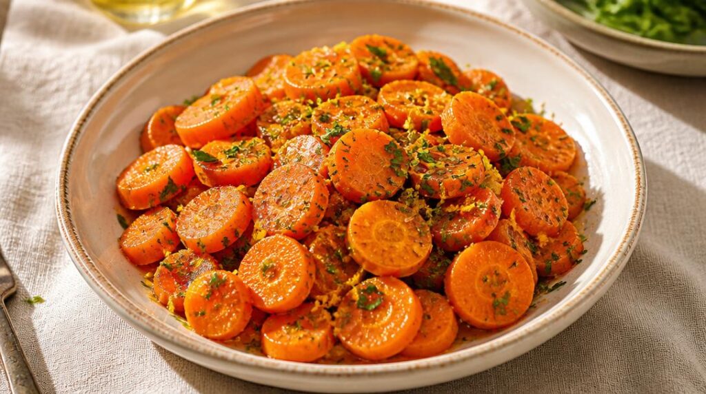 Salade de carottes marocaine au cumin et orange